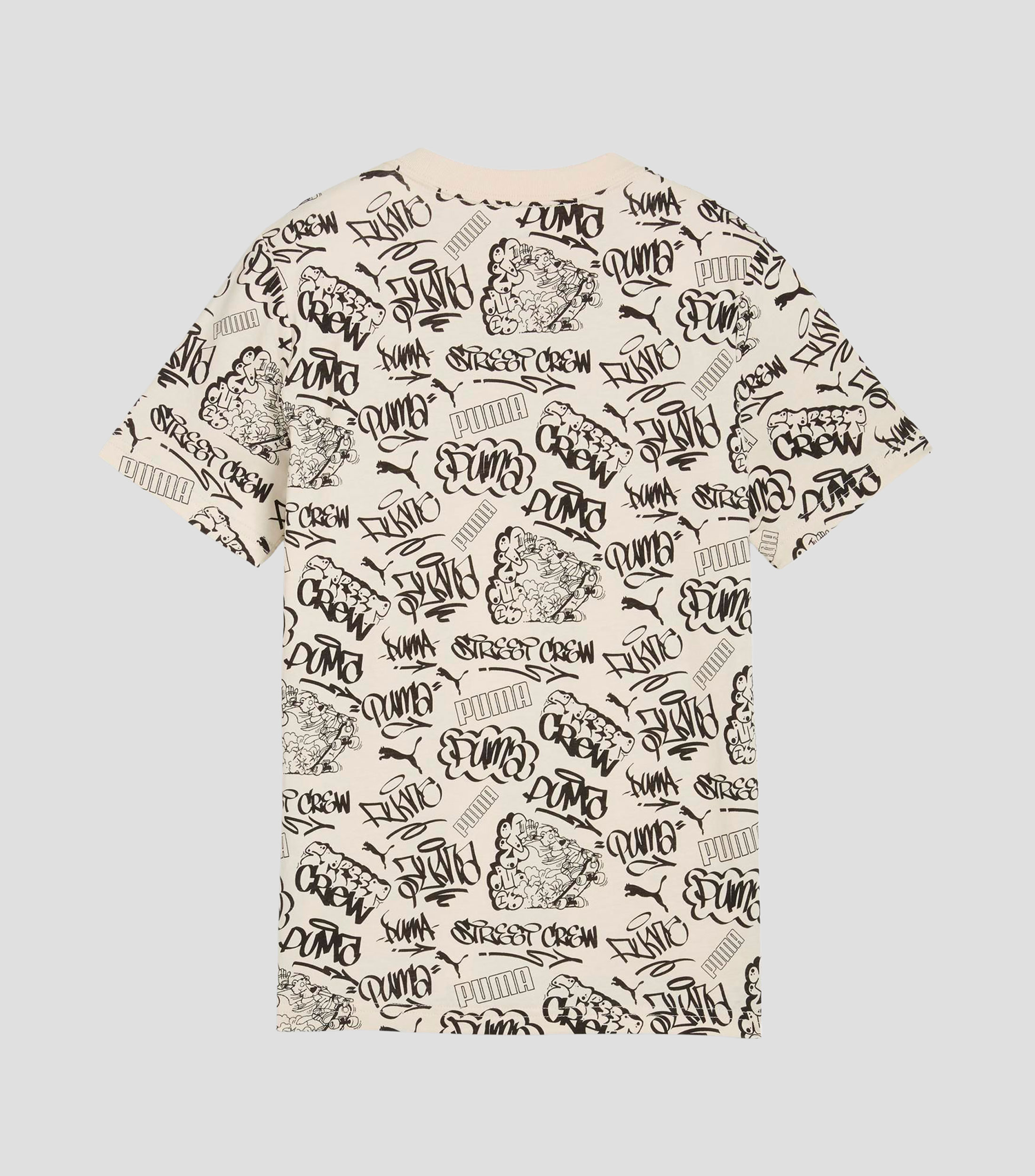 Playera cuello redondo manga corta estampada Niño